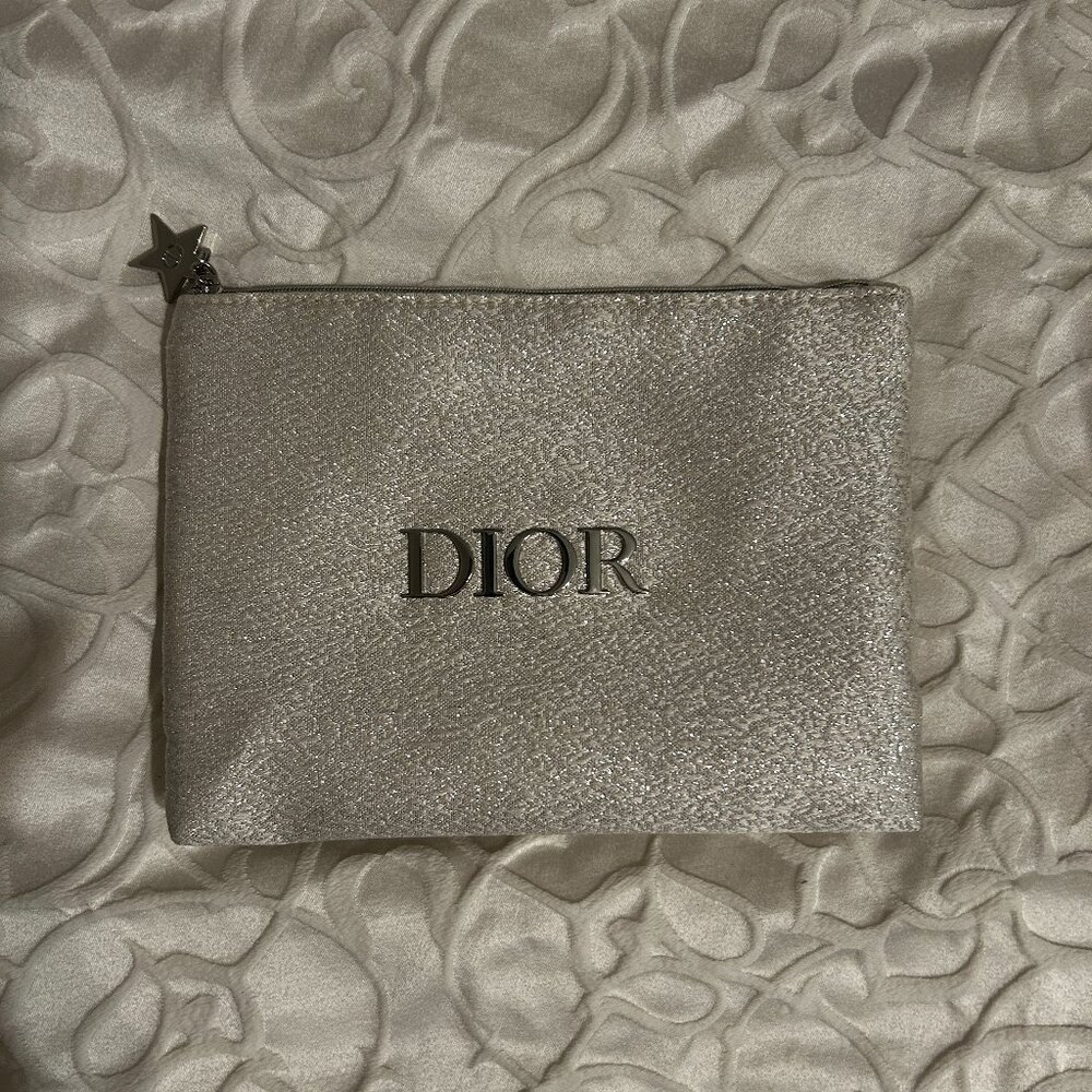 Dior makeup bag